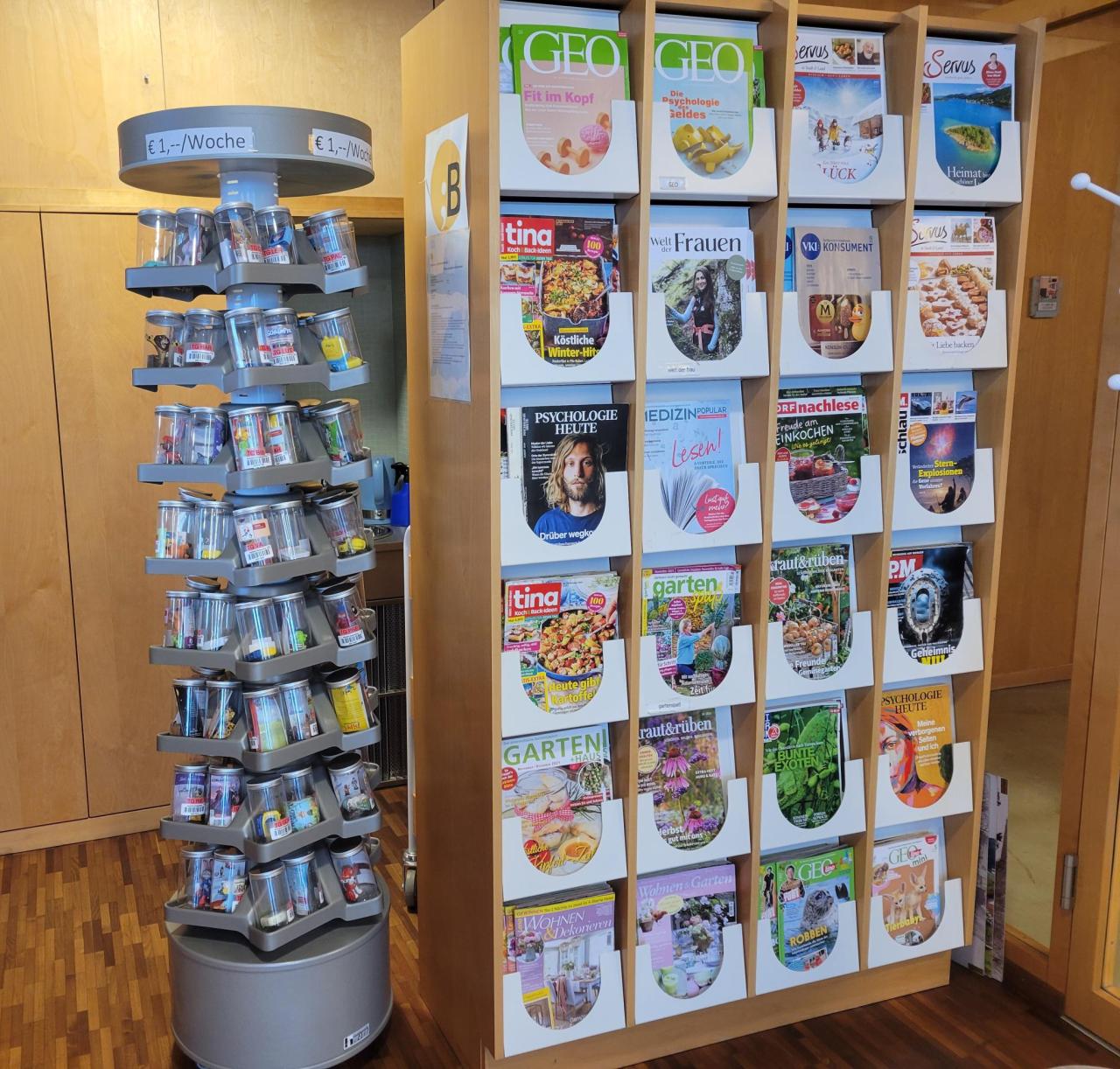 Zeitschriften und Tonies